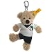 Spielwaren : Steiff 12570 - Schluesselanhänger Teddy-Bär Fynn "Fußballer", 12 cm beige