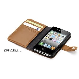 SPIGEN SGP iPhone 4S Brown Leather Cases