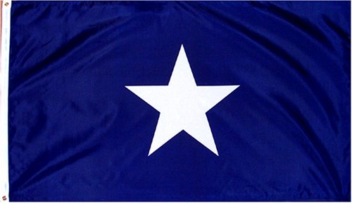 New 3x5 US Civil War Confederate Bonnie Blue Flag