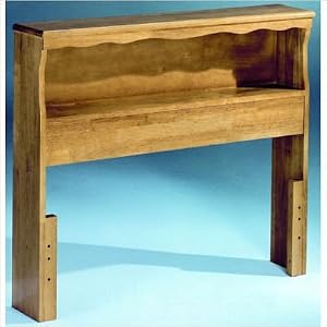 105 Series Bookcase Headboard in Oak Size: Full by 