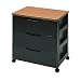 Kitchen & Housewares : Iris HG-553 Premier Collection 3-Drawer Storage Chest, Black and Cherry