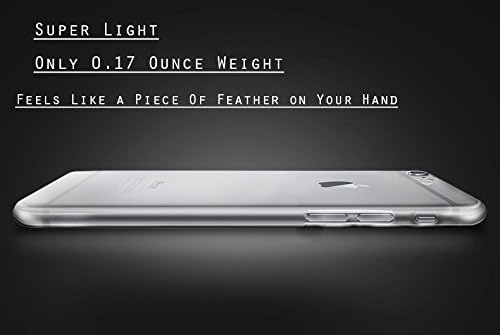 Iphone 6 Case, Iphone 6s Case, [2015 Newest Released] "Diamond Clear" Iphone 6 (4.7-inch) Thinnest in the World [0.33mm Ultra Thin] Shock Absorption Super Light Weight TPU Transparent Skin Scratch-proof Case for Iphone 6 (4.7 Inch) (2015 Newest Released) "Invisible Coat Only Your Fingers Can Feel It" (Green Packaging Save Environment Save Our Future) -Thinnest in the World 0.33mm ST6-001