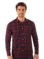 Lois Camisa Hombre Man Arca (Rojo / Azul)