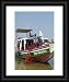 Tourist boat on backwaters near Banjul - Framed 10x8 Print (25x20cm) by Robert Harding