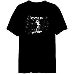 Golf Any Day Sport Herren T-Shirt (Schwarz, Gr��en X-Small - XXX-Large)