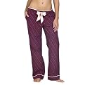 Gilligan & OMalley&reg; Womens Flannel Sleep Pant - Dark Red Criss Cross