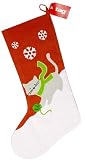 Tag 631493 Cat Holiday stocking with Appliqued and Embroidered Design