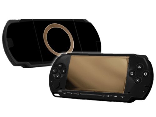 PlayStation Portable 1000 (PSP) Skin - NEW - MATTE BLACK system skins faceplate decal mod