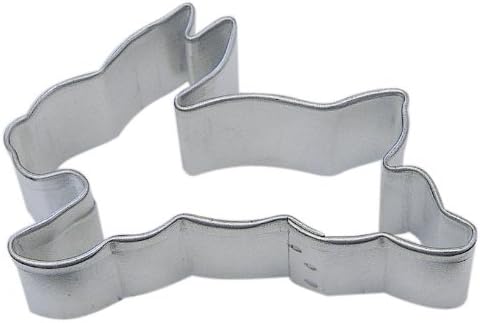 Bunny Rabbit Jumping Tin Cookie Cutter 2.75" B1175x