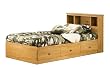 Billy Collection Mate's Bed with Bookcase Headboard in Florence Maple Finish By South Shore Furniture