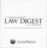 Martindale-Hubbell Law Digest on CD-Rom: Concise, Convenient Summaries of Laws Around the World Martindale-Hubbell