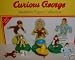 Curious George Series 1 Capsule Toys Set of 6 vending toys very small