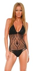 Handmade Sexy Paris Crochet One Piece Swimsuit Look - XLarge
