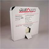 Glue Dots Low Profile High Tack Pressure-Sensitive Adhesive in Dispenser Carton