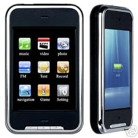 Feastronics 4GB 2.8 "Touchscreen MP3 / MP4 player / recorder with FM radio, voice recorder and speaker