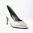 4 Inch Sexy Classic Pump Shoes High Heel Shoes Silver