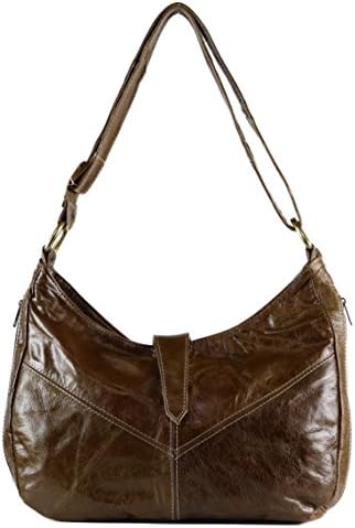 Concleaded Carry Gun Purse - The Jeanie Stitched Flap Purse by IT'S in the BAG Boutique (Milk Chocolate)