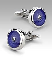 Circular Ripple Cufflinks