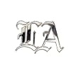 Silver Star "L.A." Los Angeles Metal Belt Buckle