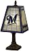 Milwaukee Brewers 14-Inch Art Glass Lamp