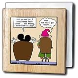 Mickey Goes Goofy - 6 Inch Tile Napkin Holder