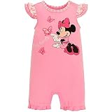 Disney Baby Organic Cotton Minnie Mouse Tiny Tee Coverall for Girls - 6-9 Months