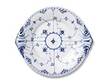 Royal Copenhagen Blue Fluted Half Lace Cake Dish on Low Foot