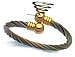 Braided Wire Bracelet, L/XL