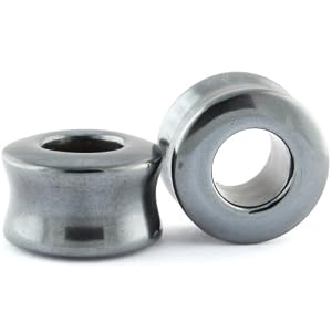 Pair 4 Gauge Flared Earlets With