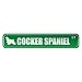 cocker_spaniel39cocker spaniel - COCKER SPANIEL ST STREET SIGN DOG
