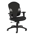 Tye Management Series Low Back Swivel/Tilt Chair- Black
