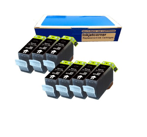 Inkjetcorner 7 New Compatible BLACK Ink Cartridge for Canon PGI-225BK Pixma iP4820 iP4920 iX6520 MG5120 MG5220 Wireless MG5320 MG6120 MG6220 MG8120 MG8220 MX882 MX892 Printer