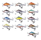 Nils Master Jigging Shads Size: Baby Shad (Jig 6); Color: Black/Silver/Minnow (43)