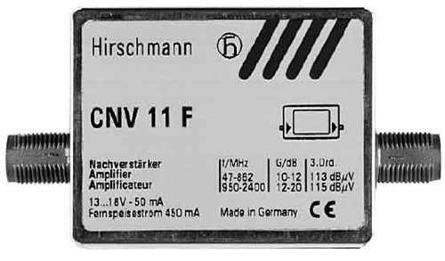 Triax Hirschmann CNV 11 F Inlineverst&auml;rker f&uuml;r Satelliten und terrestrischen Empfang Preisvergleich