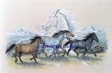 Running Free - Drawing by Cindy Farmer