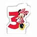 Minnie Café-Birthday Numeral Candle No3 , Disney Minnie Mouse , Disney Party Supplies , Birthday Theme Party , Birthday Candle , Kids Theme Party , Cake Decoration RS.189.00