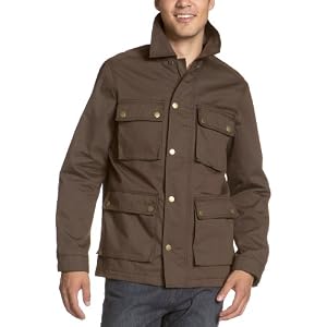 Claiborne by John Bartlett Mens Brushed Broken Twill Carcoat