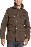 Claiborne by John Bartlett Men's Brushed Broken Twill Carcoat