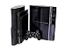 PlayStation 3 Skin (PS3) - NEW - BLACK CHROME MIRROR system skins faceplate decal mod