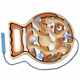 Educo Wood Magnetic Maze, Go-Fish-Go