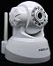 Wireless IP Camera with Pan & Tilt, Night Vision, 2 Way Audio, Apple Mac and Windows compatible. Color - White