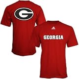 Adidas Georgia Bulldogs Red Prime Time T-shirt