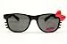 Kitty Bow Whisker Cateye Vintage Wayfarer Sunglasses W129