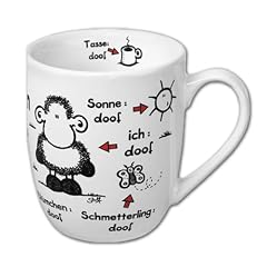 Sheepworld 40225 Tasse wei� Ohne Dich ist alles doof Steing