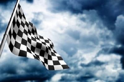 Black And White Nascar Checkered 4X6 Foot Flag Banner (150D Super Polyester)
