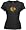 Chicago Blackhawks -Black- Women's Logo Premier Too Layered Tissue Tee - Small