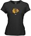 Chicago Blackhawks -Black- Women's Logo Premier Too Layered Tissue Tee