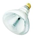 100 Watt Long Life Outdoor Flood Light Bulb / 10,000 Hour Incandescent / BR38 Shape (4.75" Diameter) / 100BR38
