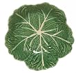 Majolica Cabbage Ceramic Pottery Large Bowl Green 11"D