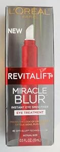 L'Oreal Paris Revitalift Miracle Blur Instant Eye Smoother, For All Skin Types, 0.5 Fluid Ounce